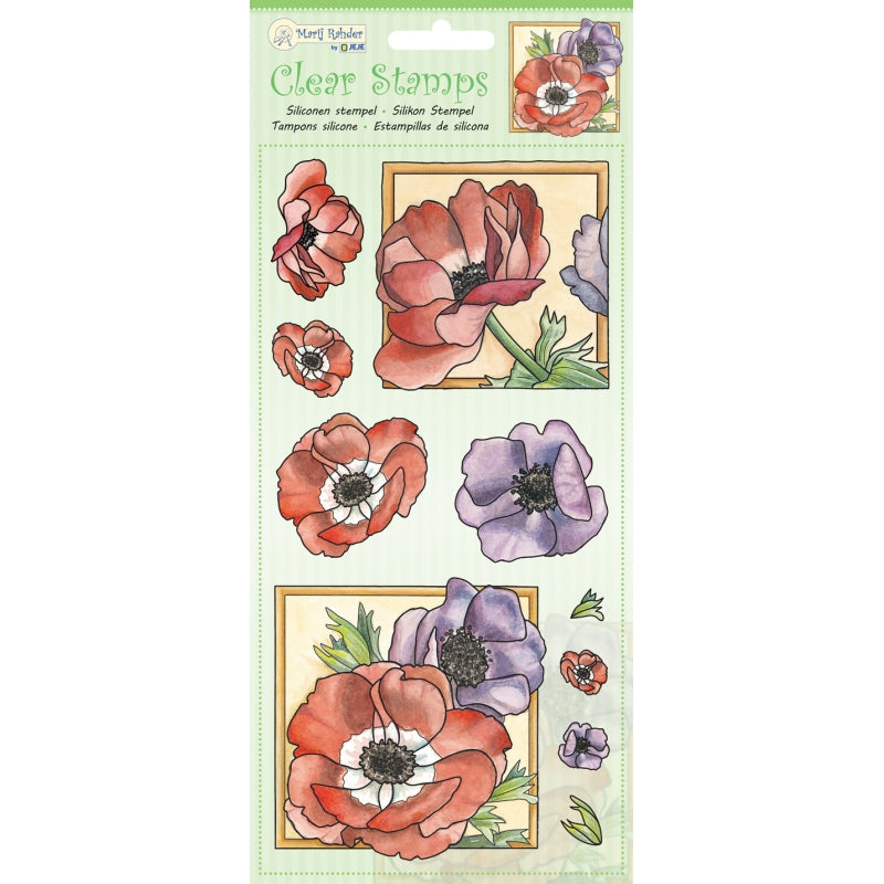 Marij Rahder Clear Stamps Poppy