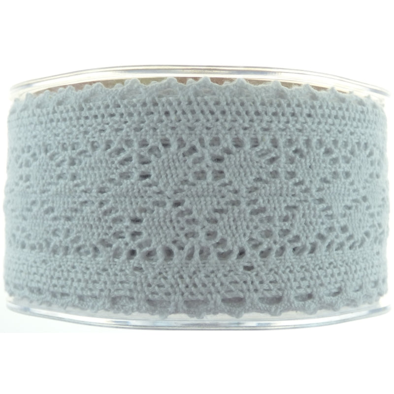 Lace Chatsworth White Ribbon No.01 - 50mm X 10m