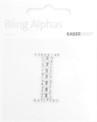 Kaisercraft Rhinestone  Silver Letter