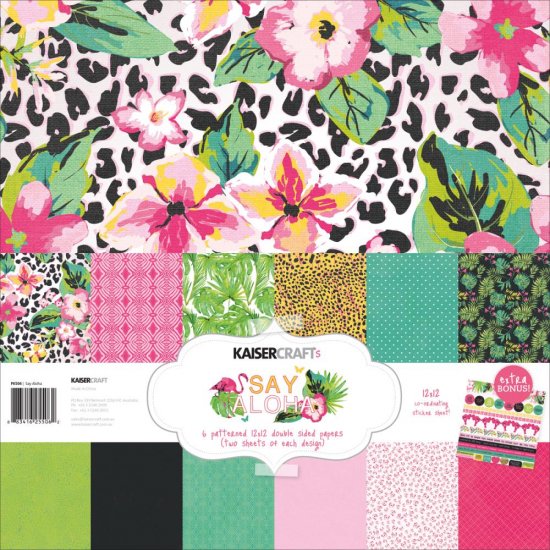 Kaisercraft Say Aloha Paper Pack With Sticker