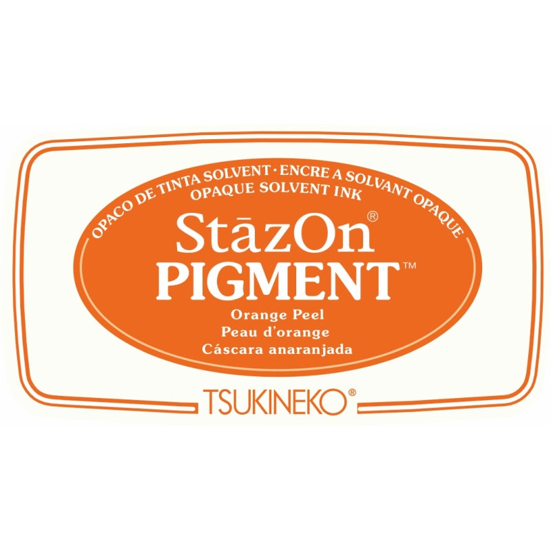 Tsukineko Stazon Pigment Pad Orange Peel