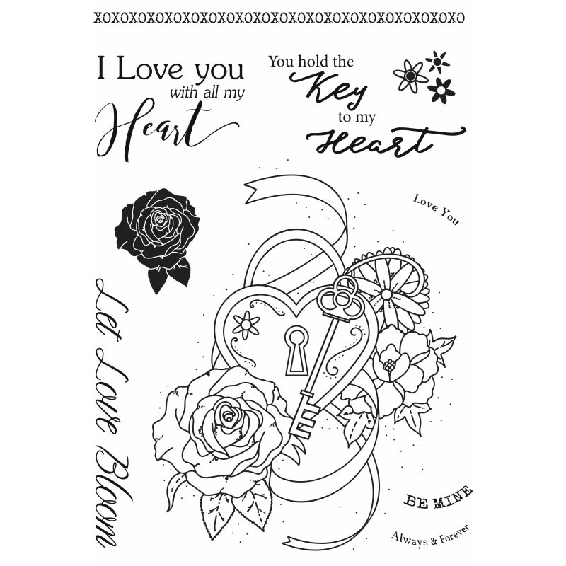 Photocentric Sharon Callis Crafts Heart Lock Tattoo Romance Collection