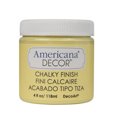 DecoArt Delicate Chalky Finish Paint Yellow