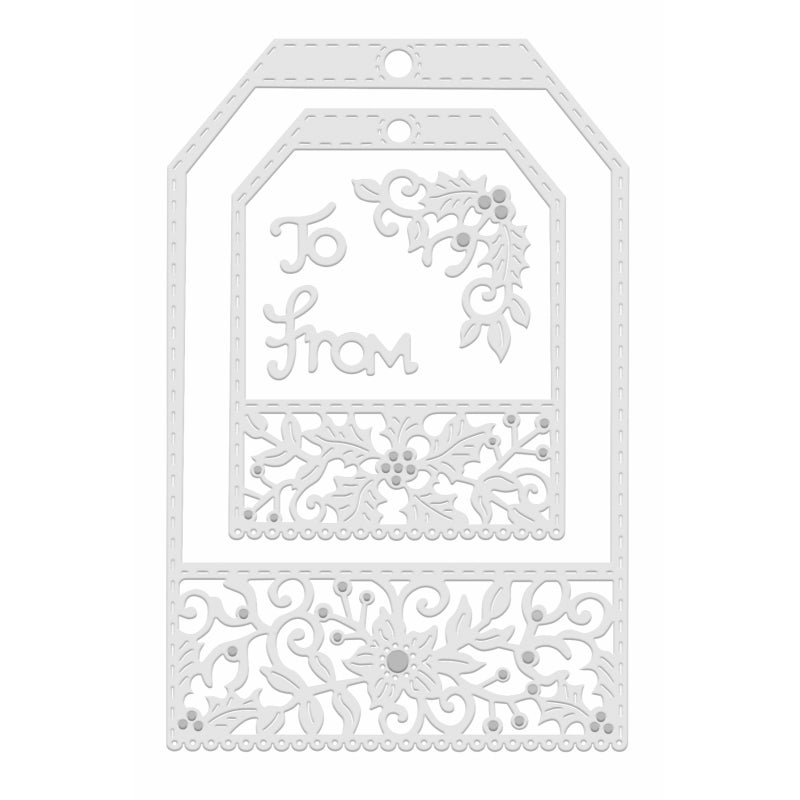 Sue Dix Decorative Tags Sweet Dixie Cutting Die