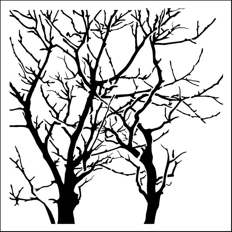 The Crafters Workshop Mini Template Branches Reversed