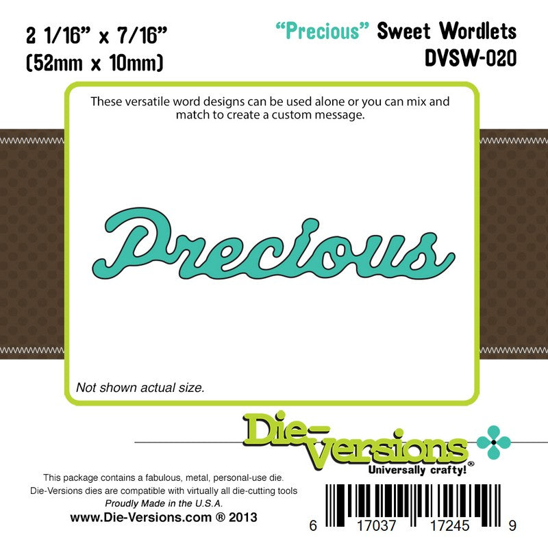 Die-Versions Sweet Wordlets - Precious