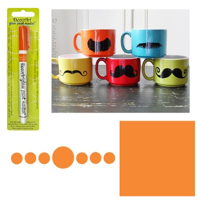 DecoArt Orange Glass Marker 1mm