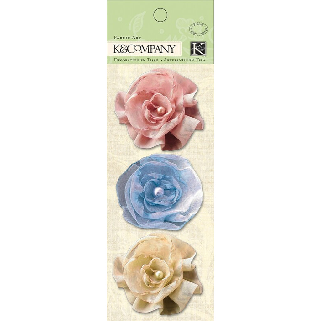 K&Company Wc Organza Floral Fabric Art