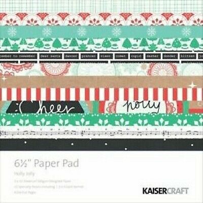 Kaisercraft Holly Jolly 6.5 Inch Paper Pad