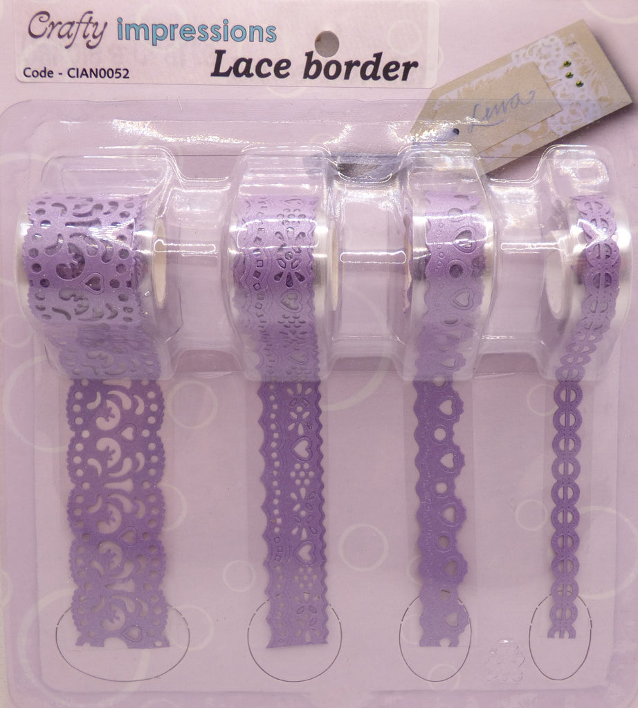 Lace Border Purple