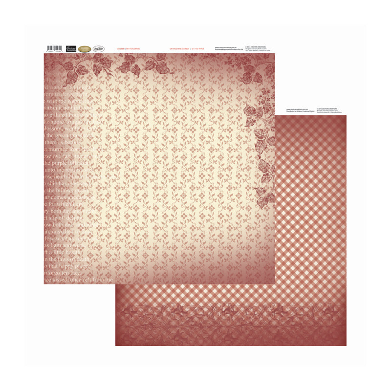 Artdeco Creations Con Petite Flowers Packs Of 10 Sheets