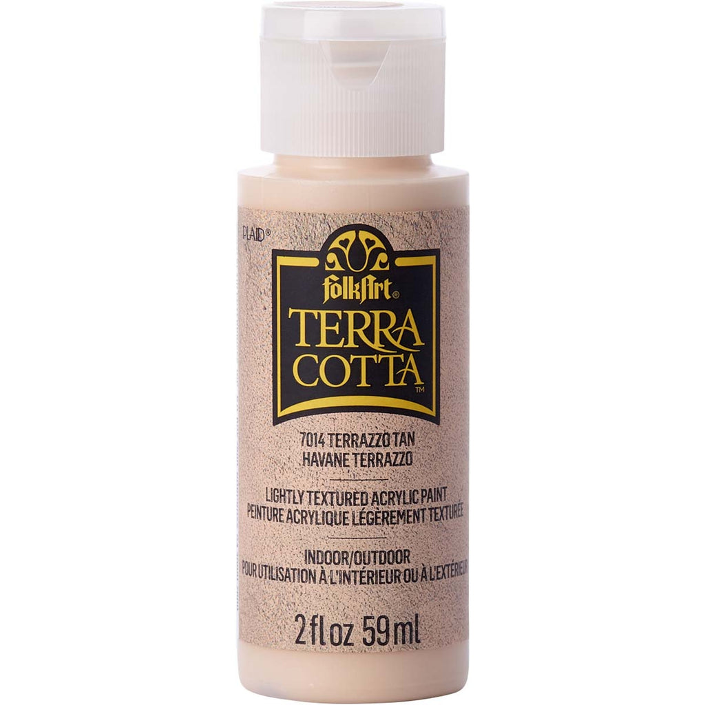 Terrazzo Sand Folkart Terra Cotta Textured Paint - 2 Oz