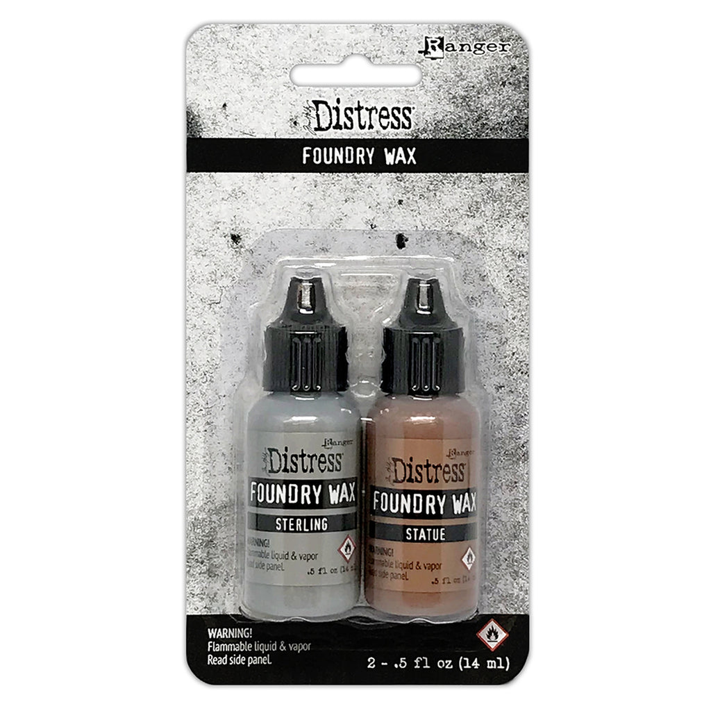 Ranger Tim Holtz Distress Foundry Wax Kit 2 - Sterling/statue