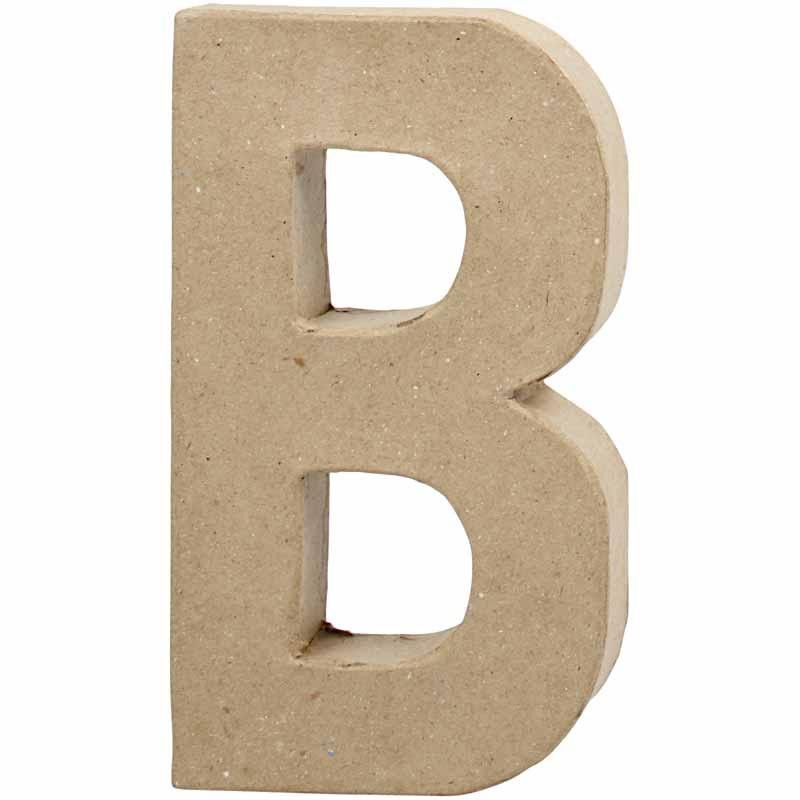 Creativ Letter B - 20.5cm - Single Paper Mã¢che