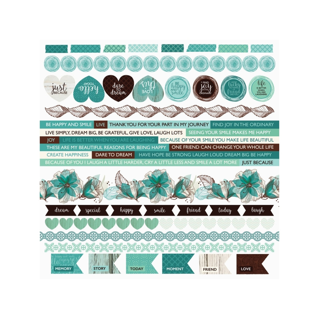 Kaisercraft Sea Breeze Sticker Sheet