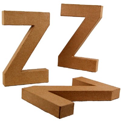 Letter 8.25" Z Pack Of 3