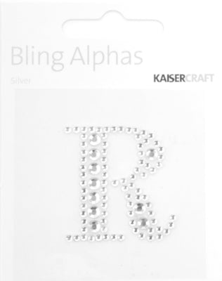 Kaisercraft Rhinestone  Silver Letter