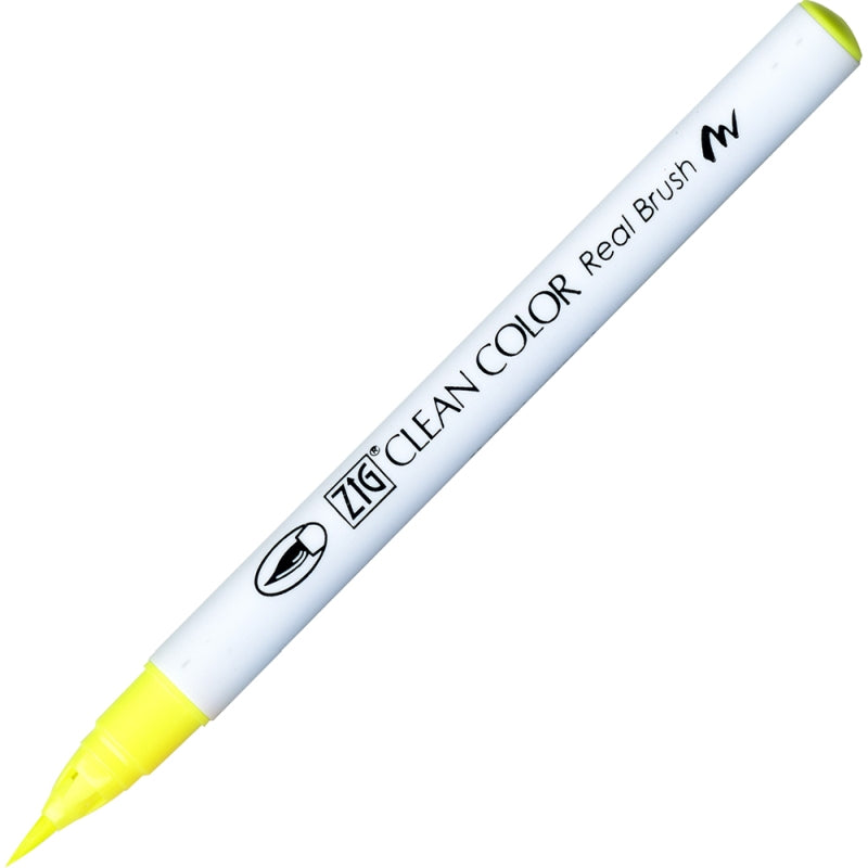 Kuretake Zig Clean Colour Real Brush 001 Yellow