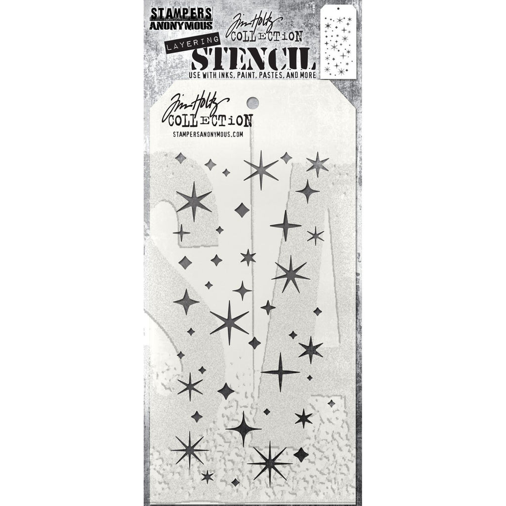 Art Gone Wild Tim Holtz Twinkle Layering Stencil