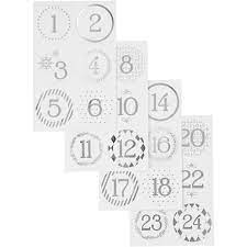 Creativ Advent Number Stickers