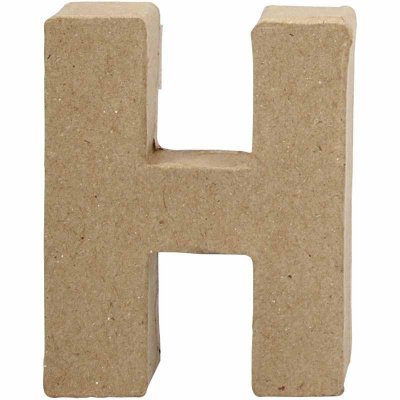 Creativ Letter H - 10cm - Single Paper Mã¢che