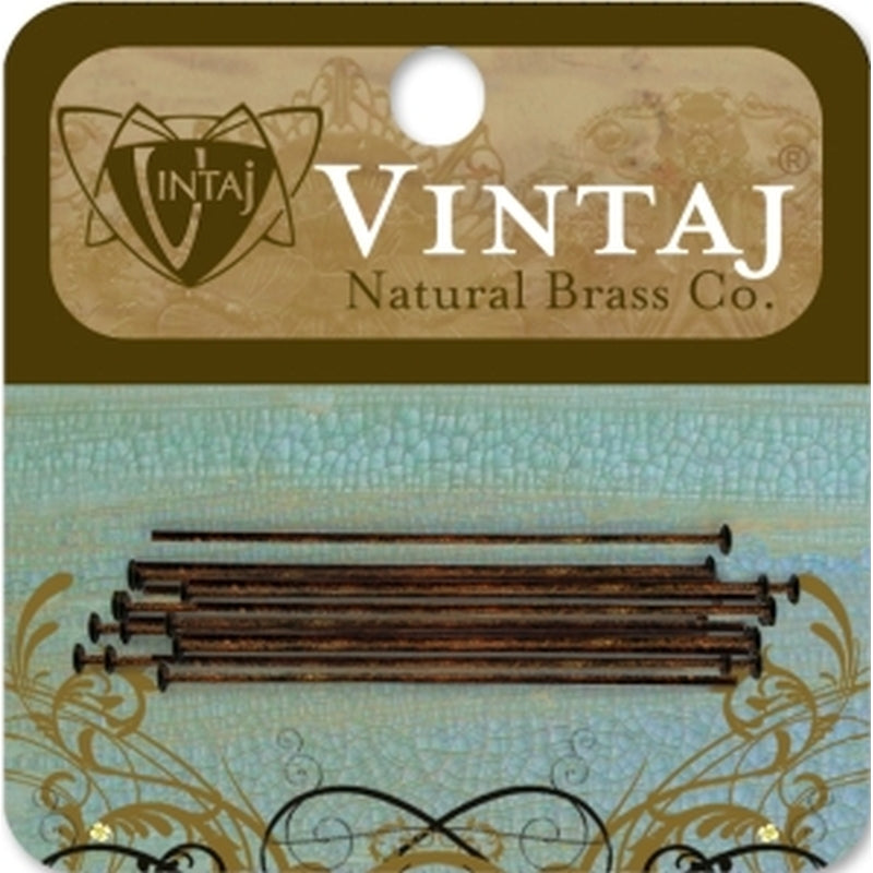 Vintaj Natural Brass Co. 1.5" Head Pin