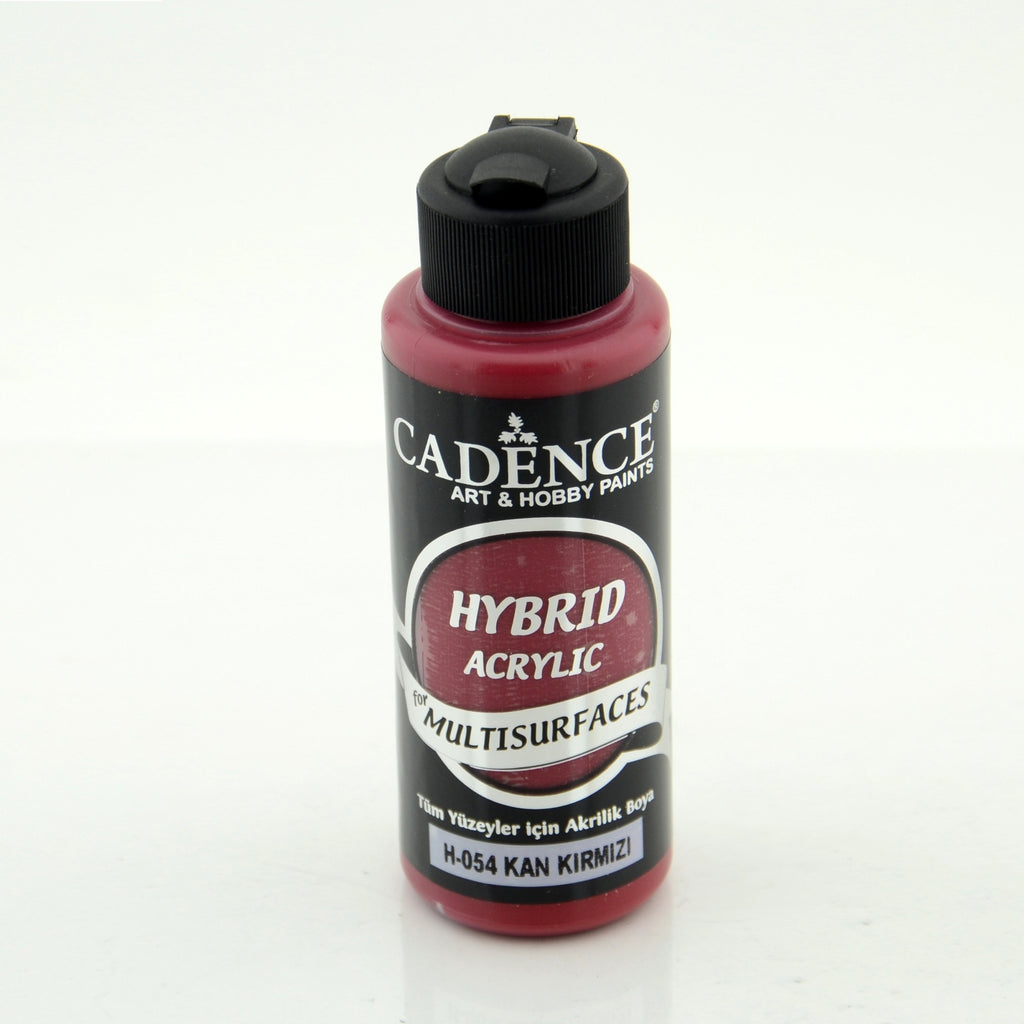 Cadence Blood Red 120 Ml Hybrid Acrylic Paint For Multisurfaces