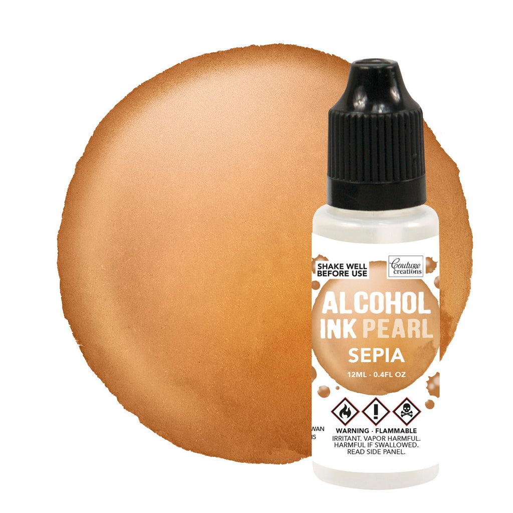 Couture Creations Sepia Pearl Alcohol Ink 12ml / 0.4f