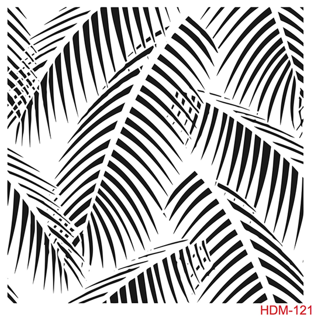 Cadence 25 X 25 Midi Stencil - Palm Leaf