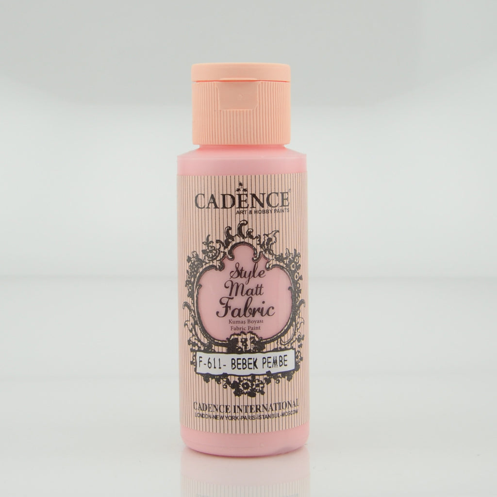 Cadence Baby Pink 59 Ml Style Matt Fabric Paint