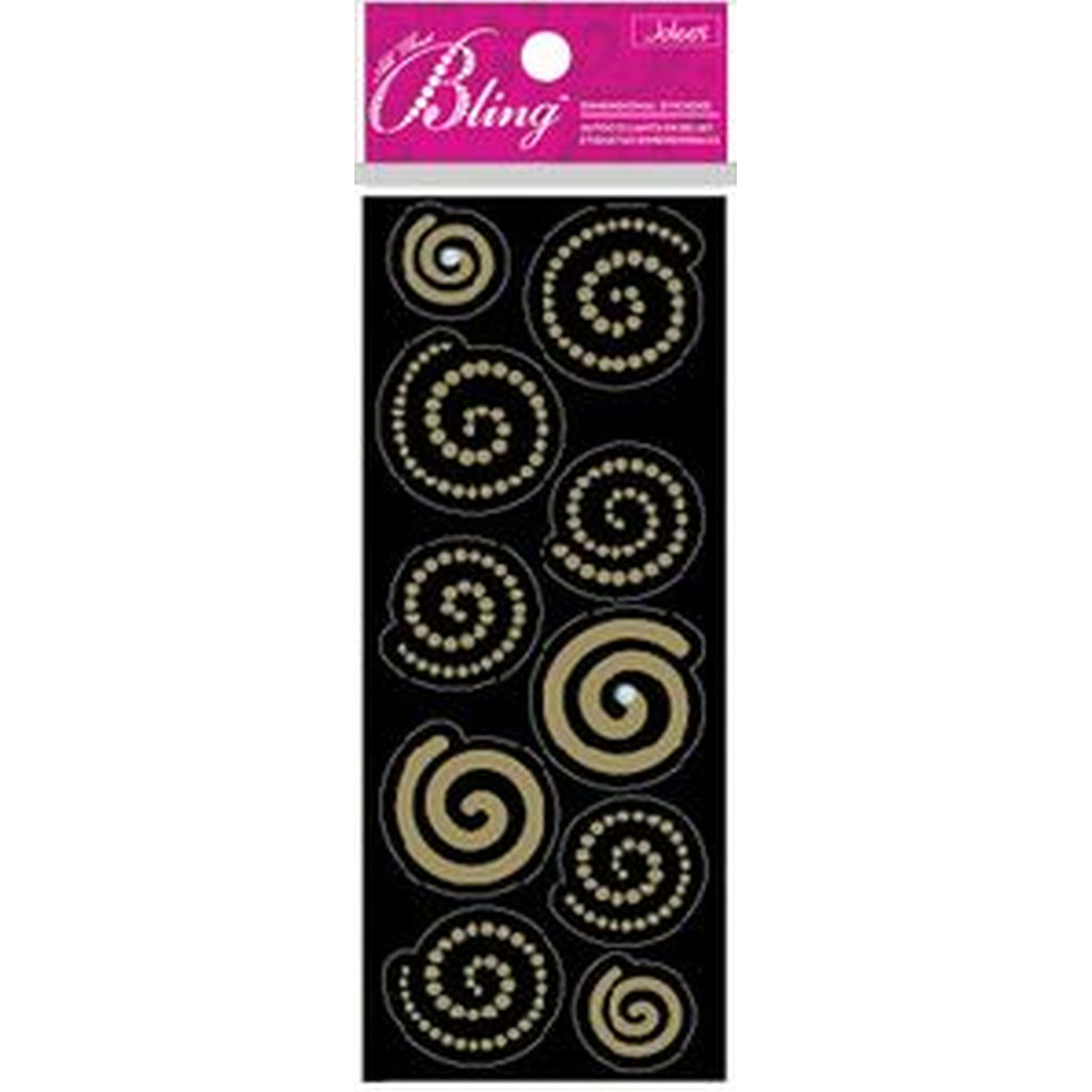 K&Company Bling Mini Gold Swirls