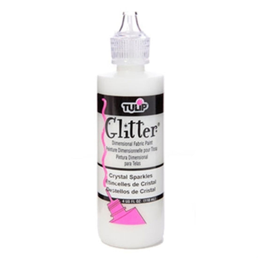 Tulip Glitter Crystal Dimensional Fabric Paint 4oz