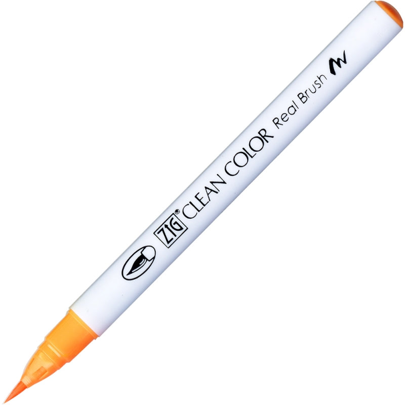 Kuretake Zig Clean Colour Real Brush 002 Orange