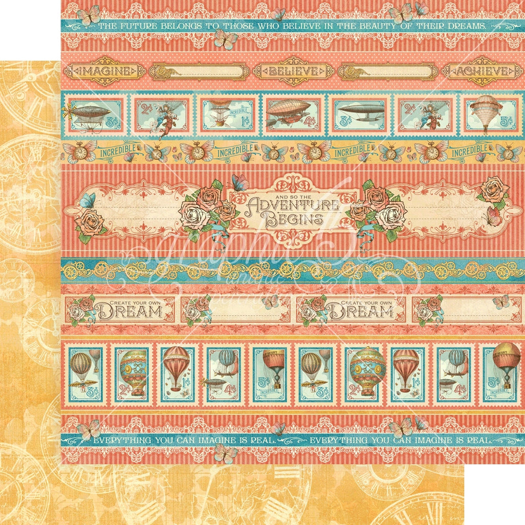 Graphic 45 Adventure Beckons Packs Of 5 Sheets