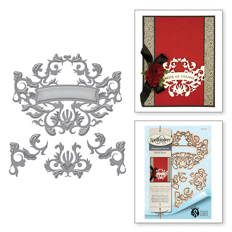 Spellbinders Rebel Tag & Elements