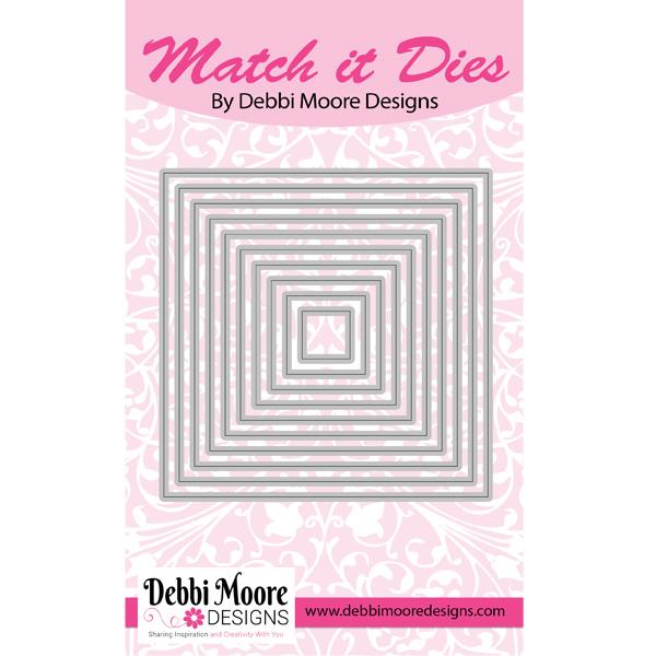 Debbi Moore Designs Nesting Metal Die Set Basic Square Frame