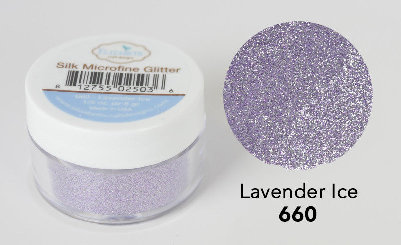 Elizabeth Craft Designs Lavender Ice Glitter