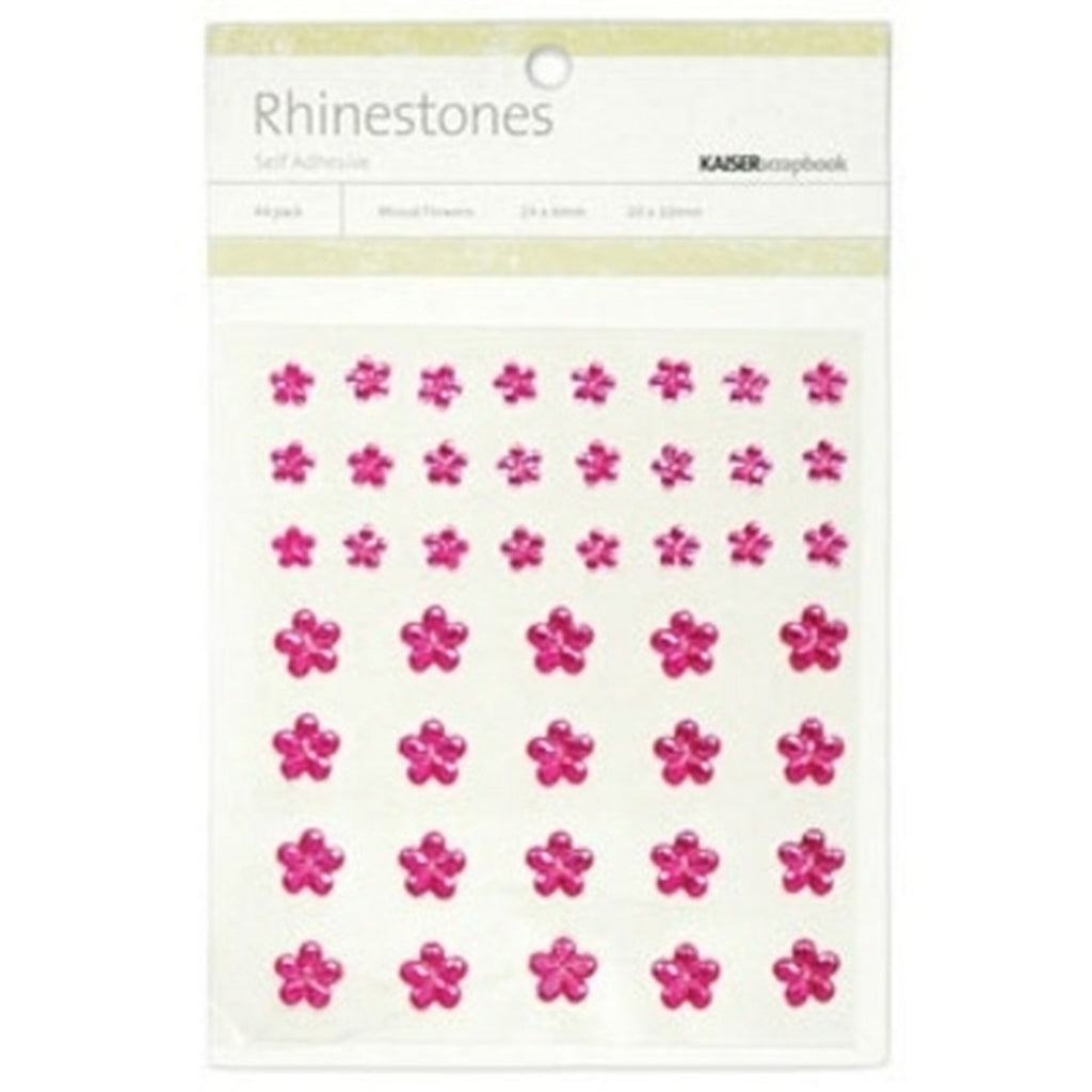 Kaisercraft Flower Rhinestones-hot Pk