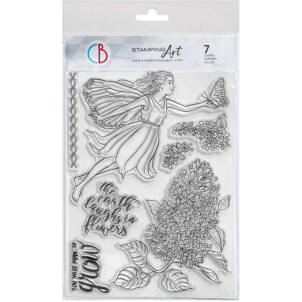 Ciao Bella Light Fairy 6" X 8" Stamp Set