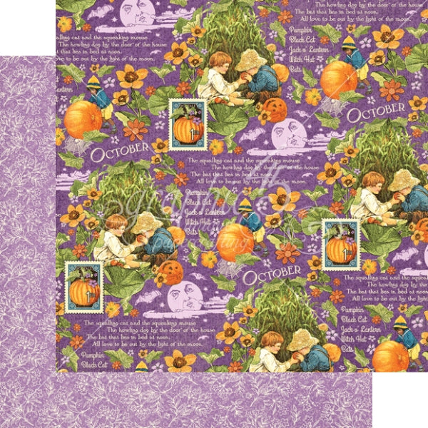 Graphic 45 October Montage Packs Of 10 Sheets