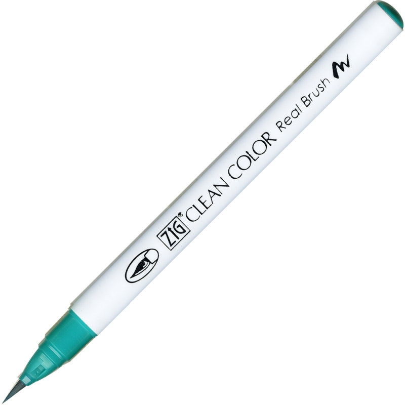 Kuretake Zig Clean Colour Real Brush 042 Turquoise Green