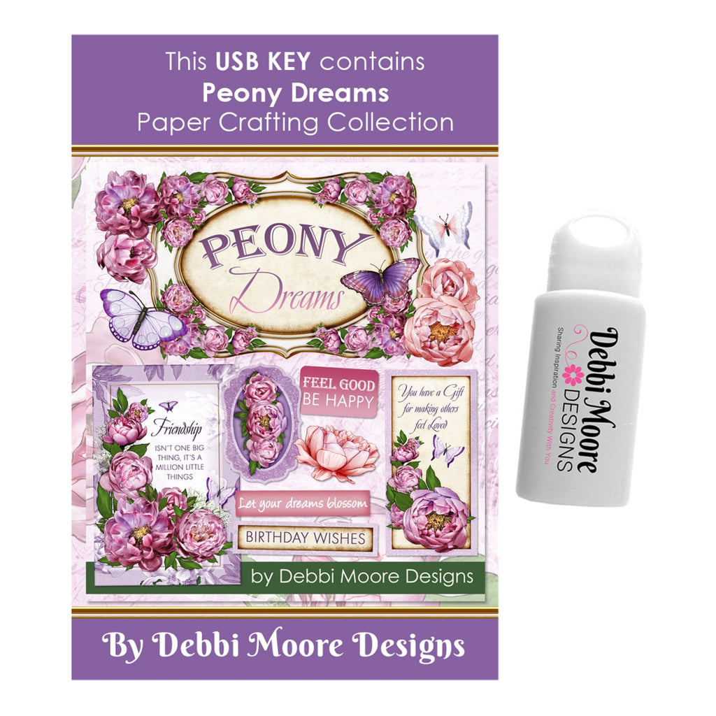 Debbi Moore Designs Peony Dreams Paper Crafting Collection