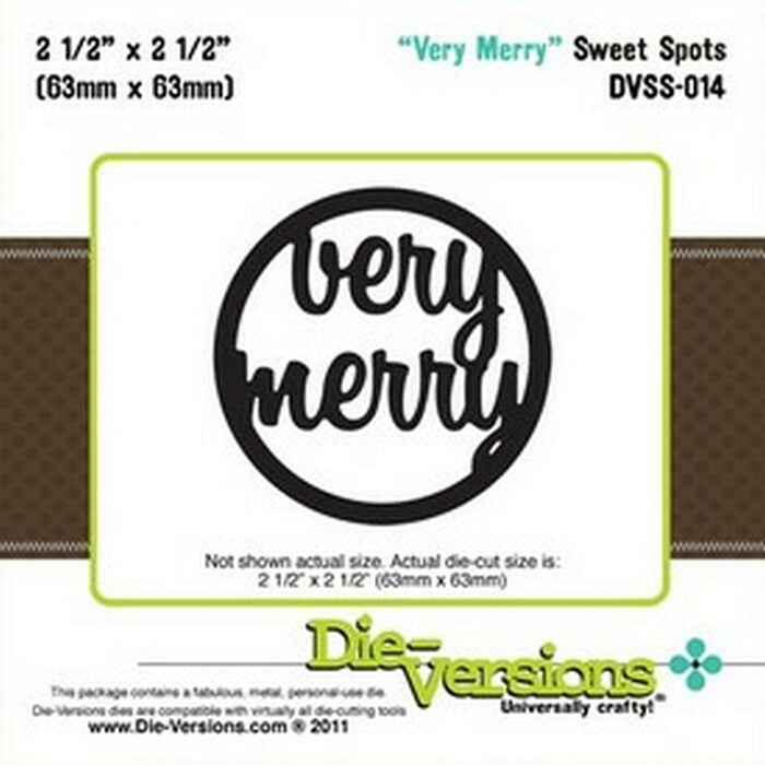 Die-Versions Sweet Spots - Very Merry