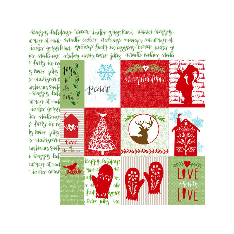 Paper House Productions Home For Christmas Tags Paper1 Sheet