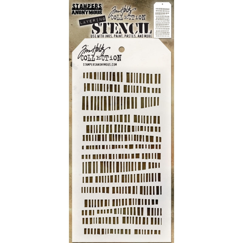 Art Gone Wild Tim Holtz Layering Stencil Code