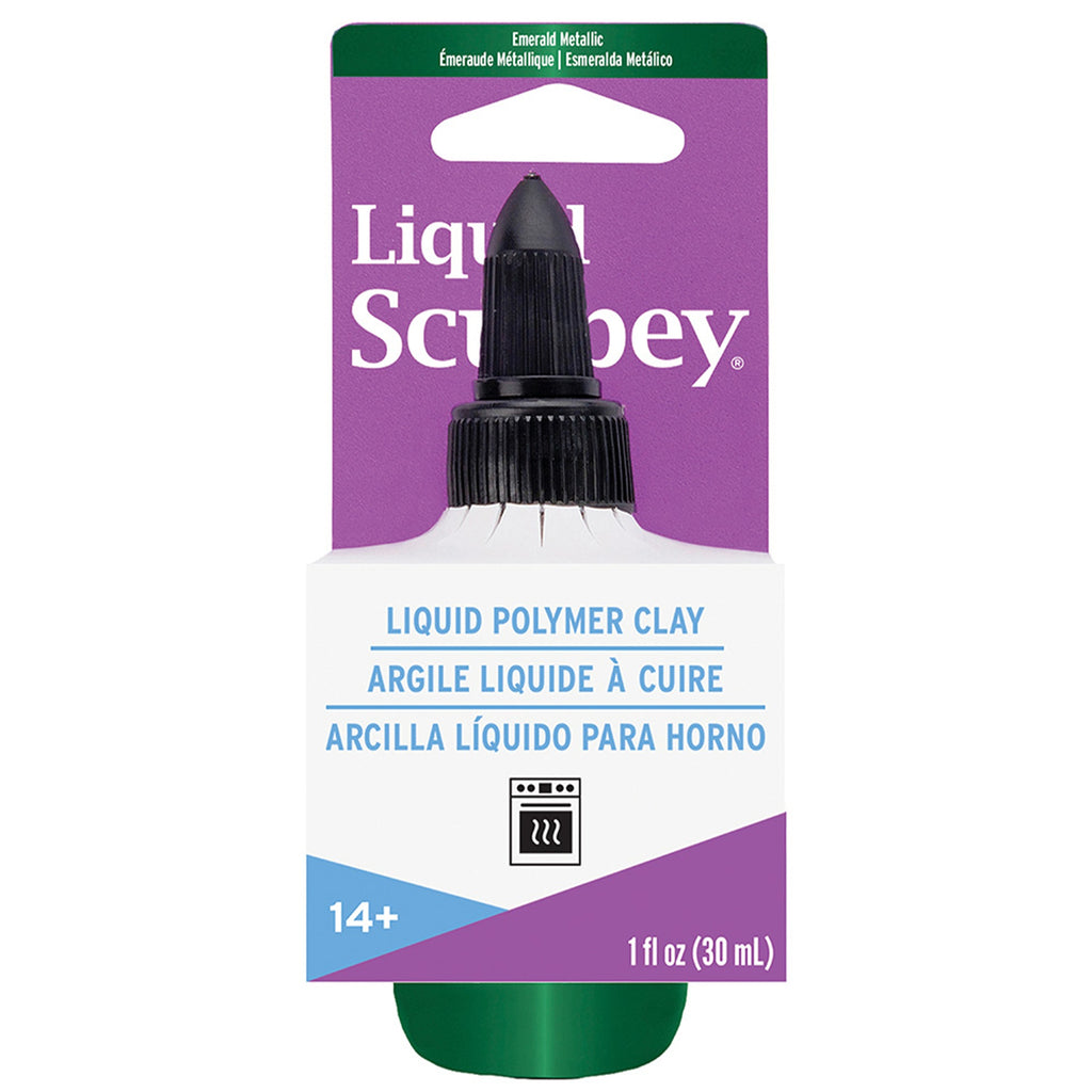 Liquid Sculpey 1oz Emerald Metallic