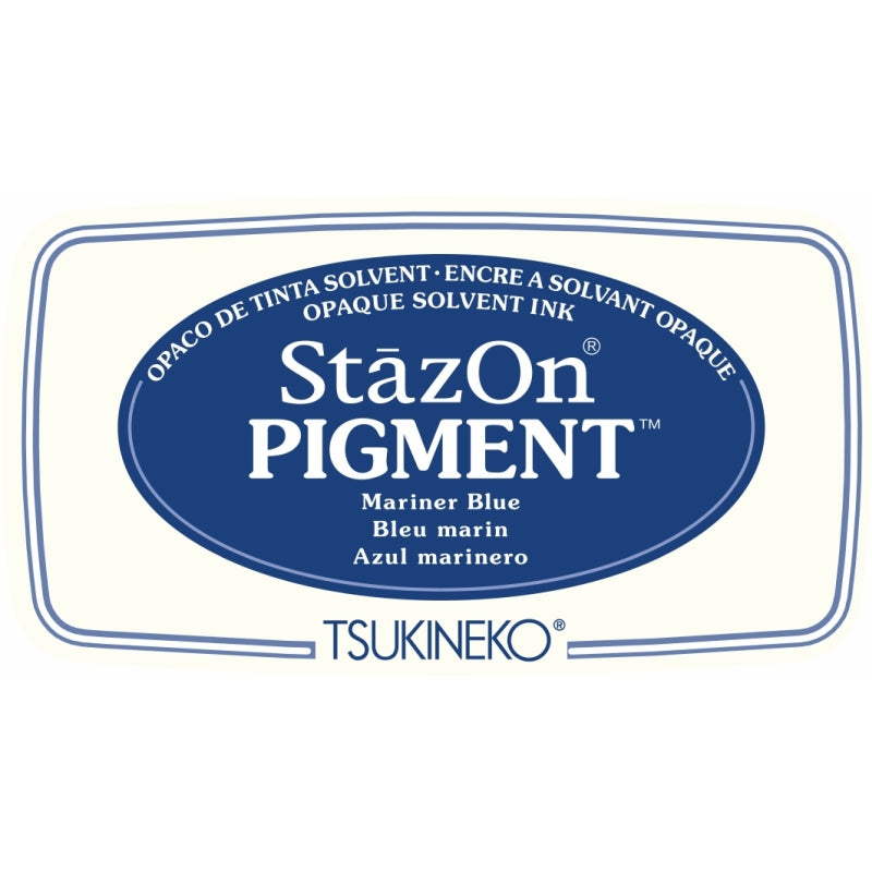 Tsukineko Stazon Pigment Pad Mariner Blue