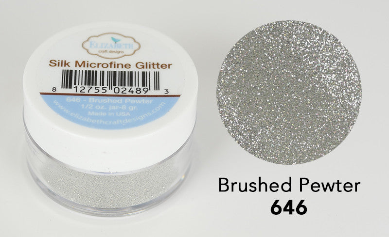 Elizabeth Craft Designs Brushed Pewter Glitter