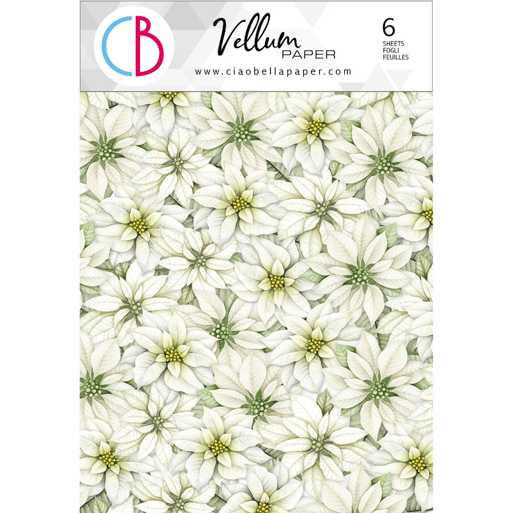 Ciao Bella Sparkling Christmas Fussy Cut Pad 6" X 6"