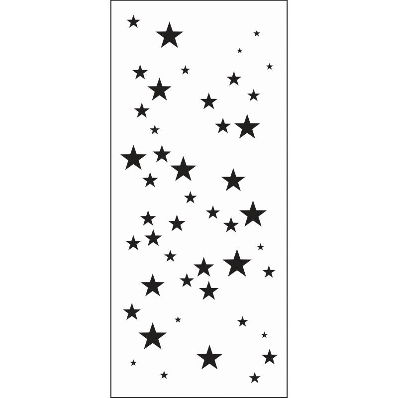 The Crafters Workshop Slimline Stencil Star Sparkle